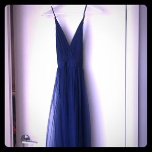 Royal blue gown size L